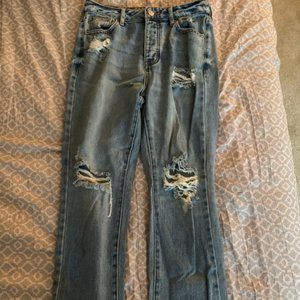 Ripped Light Wash Jeans